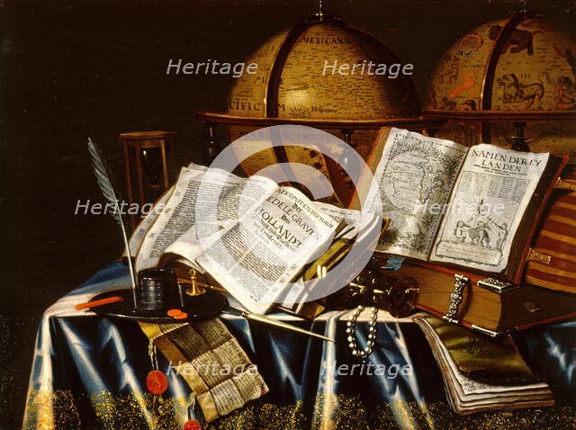 "Vanitas" Still Life, c1665. Creator: Adam Bernaert.