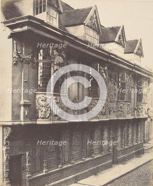 Sparrowe's House, 1853. Creator: Robert Charles Ransome.