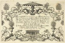 Unterschiedliche Neue Inventionen, before 1697. Creator: Johannes Andreas Pfeffel.