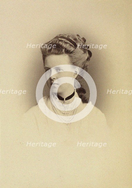 Portrait of Grand Duchess Maria Alexandrovna of Russia (1853-1920), Duchess of Saxe-Coburg and Gotha