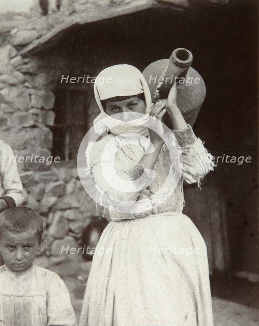 Armenian country girl, Yerevan, Armenia, 1880s.  Artist: Dmitri Ivanovich Yermakov