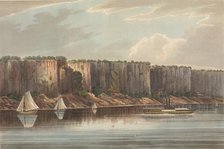 The Palisades (No. 19 of The Hudson River Portfolio), 1823-24. Creator: John Hill.
