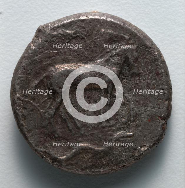 Tetradrachm: Quadriga (reverse), 478-467 BC. Creator: Unknown.