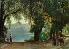 'Lake Nemi near Rome', 1820s, (1965). Creator: Sil'vestr Shchedrin.