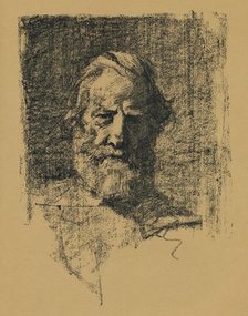 'Portrait Sketch', c1895, (1896). Artist: Alfred Hartley.