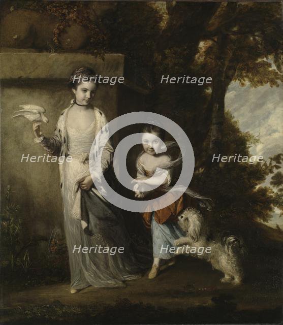 Portrait of the Ladies Amabel and Mary Jemima Yorke, c. 1761. Creator: Joshua Reynolds (British, 1723-1792).