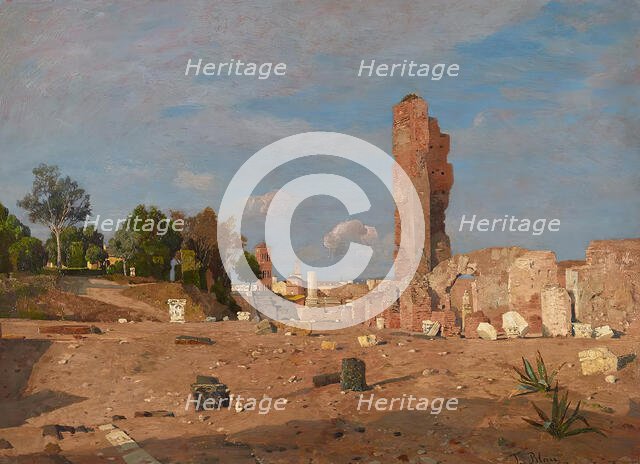 Late afternoon on the Palatine, 1886. Creator: Tina Blau.