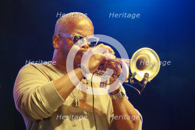 Terence Blanchard, Love Supreme Jazz Festival, Glynde Place, East Sussex, 2015.  Artist: Brian O'Connor.