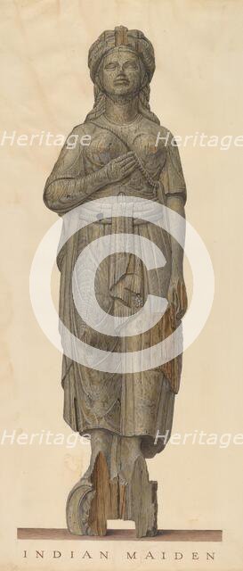 Circus Wagon Figure, c. 1938. Creator: John Matulis.