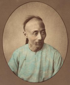 [Chinese Man], 1870s. Creator: Baron Raimund von Stillfried.