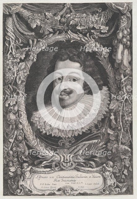 Portrait of Louis XIII, King of France, ca. 1650. Creators: Jacob Louys, Pieter Soutman.