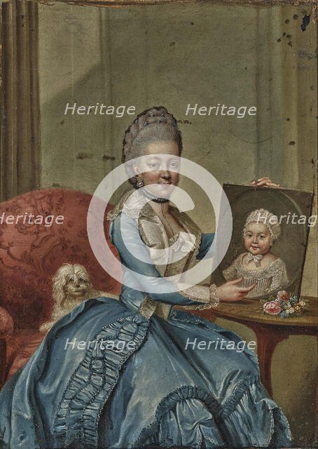 Friederike Caroline Luise of Hesse-Darmstadt (1752-1782), Duchess of Mecklenburg-Strelitz. Creator: Ziesenis, Johann Georg, the Younger (1716-1776).