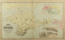 Map of the Crimea.  Artist: Anonymous master  