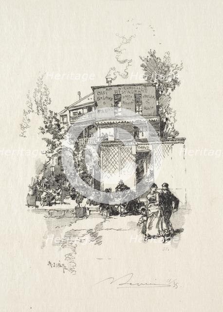 Une Guinguette. Creator: Auguste Louis Lepère (French, 1849-1918).