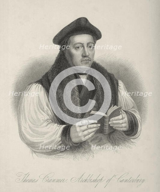 Thomas Cranmer Archbishop of Canterbury, c1530, (1834-1837). Creator: Samuel Freeman.