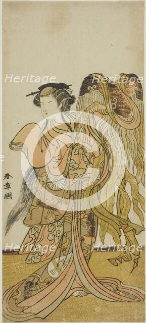 The Actor Nakamura Tomijuro I as the Courtesan Toyama of Tsuruga in the Play Keisei ..., c. 1775. Creator: Shunsho.