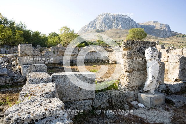 The bouleuterion at Corinth, Greece. Artist: Samuel Magal