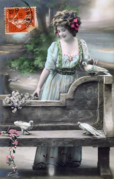 French postcard, c1900. Artist: Unknown