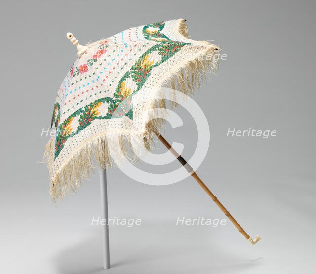 Parasol, American, ca. 1870. Creator: Unknown.