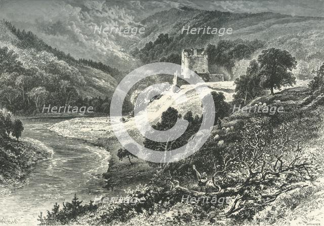 'Neidpath Castle', c1870.