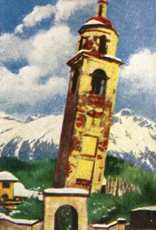 The Leaning Tower of St Moritz, c1928. Creator: Unknown.