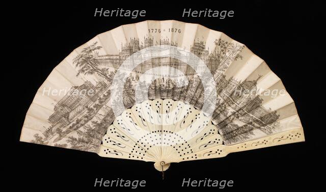 Fan, American, 1876. Creator: Unknown.
