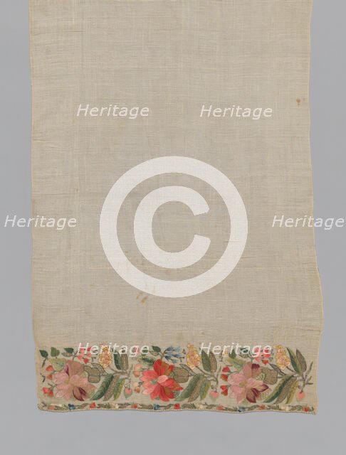 Towel or Napkin, Turkey, 1875/1900. Creator: Unknown.