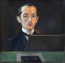 Self-portrait, 1920. Creator: Martini, Alberto (1876-1954).