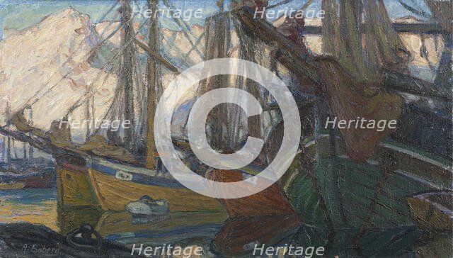 A Quiet Evening. Study from North Norway, c1900s. Creator: Anna Katarina Boberg.