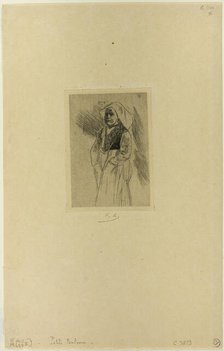 Young Breton Woman, n.d. Creator: Félicien Rops.