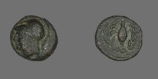Coin Depicting the Goddess Athena, after 340 BCE. Creator: Unknown.