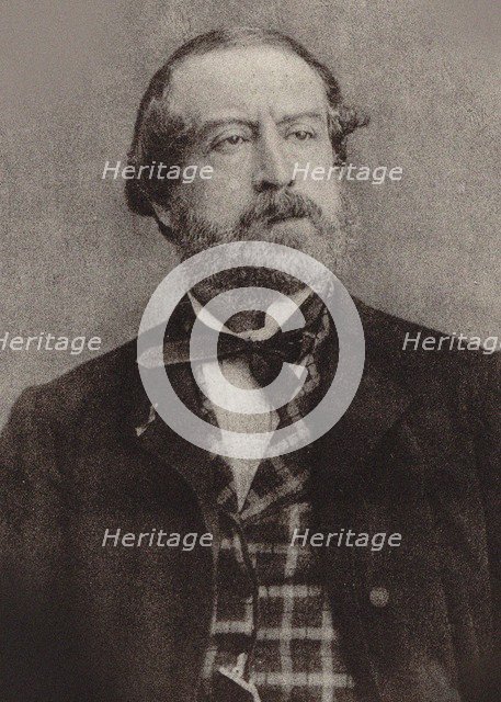 Portrait of the composer Adrien-Louis-Victor Boieldieu (1815-1883), 1870.