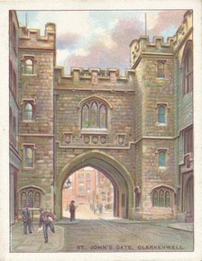 'St. John's Gate, Clerkenwell', 1929. Artist: Unknown.