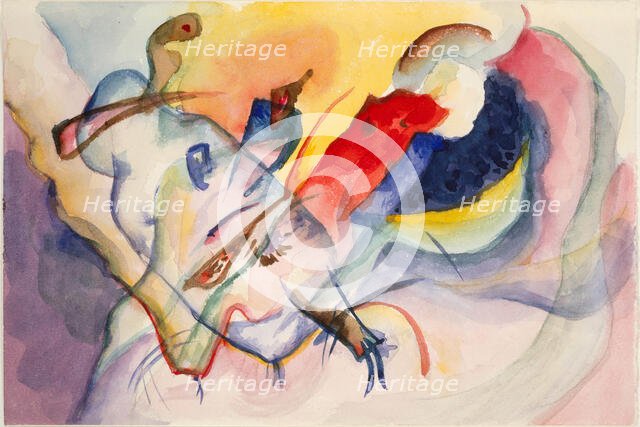 Untitled, 1915. Creator: Kandinsky, Wassily Vasilyevich (1866-1944).