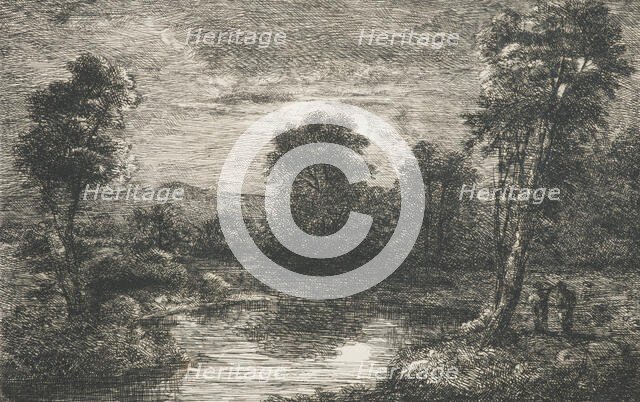 The Hon. Sidney Herbert's 'Moonlight', 1845. Creator: David Charles Read.