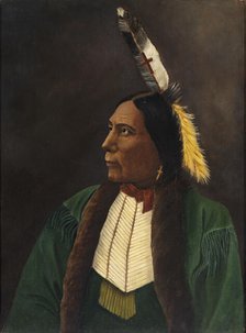 Portrait of an American Indian, ca. 1900. Creator: Unknown.