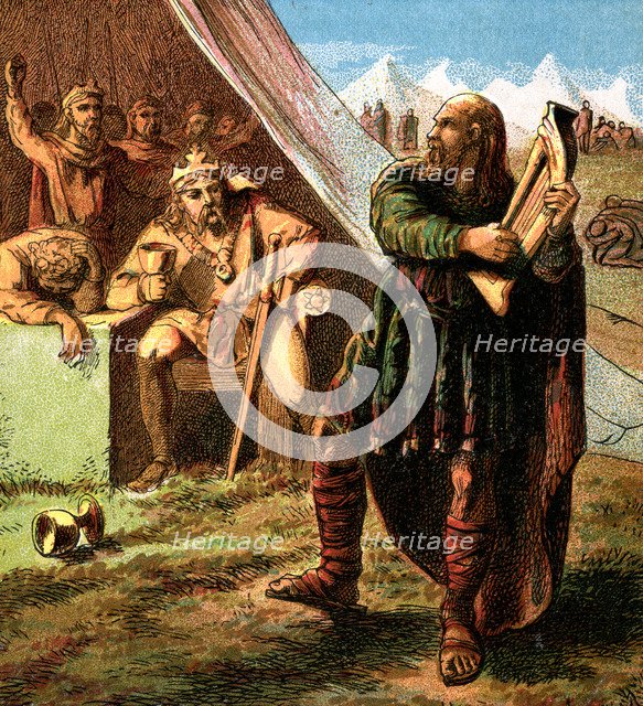 'Alfred In The Danish Camp', (c1850). Artist: Unknown