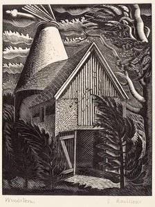 Windstorm, 1926. Creator: Eric Ravilious.