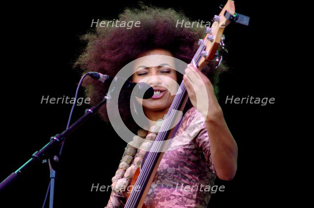 Esperanza Spalding, Love Supreme Jazz Festival, Glynde, East Sussex, 2013.  Artist: Brian O'Connor