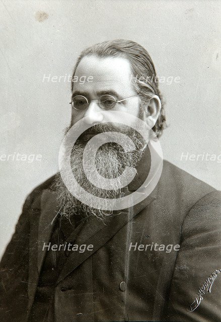 Semyon Vengerov, Russian literary critic and historian, 1890s. Artist: Dmitri Spiridonovich Zdobnov