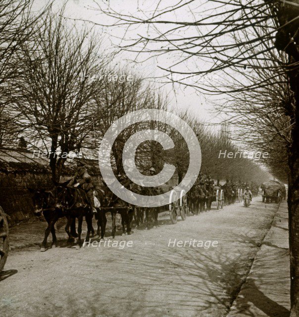 British army, Blérancourt, northern France, c1914-c1918. Artist: Unknown.