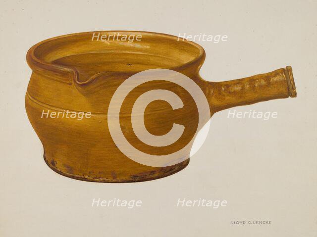 Bowl, 1935/1942. Creator: Lloyd Charles Lemcke.