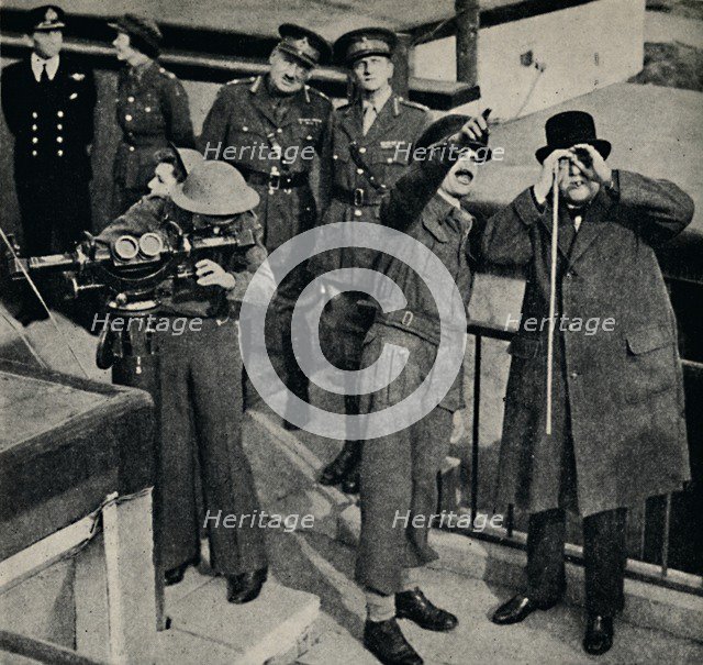 'In An Anti-Aircraft Gun-Pit', 17 October 1941, (1945). Creator: Unknown.