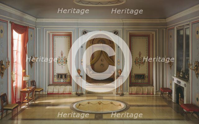 E-25: French Bathroom and Boudoir of the Revolutionary Period, 1793-1804, United States, c. 1937. Creator: Narcissa Niblack Thorne.