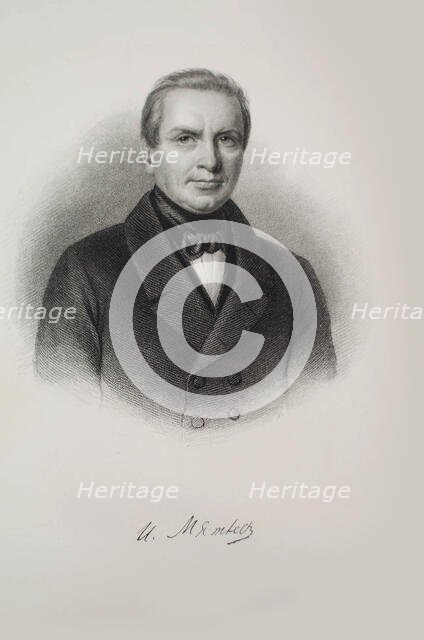 Portrait of the poet Ivan Petrovich Myatlev (1796-1844). Creator: Anonymous.