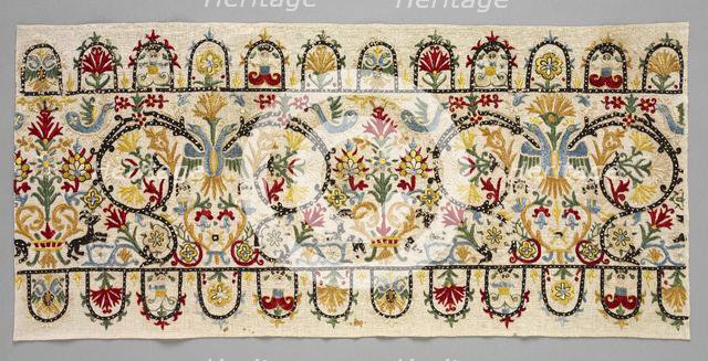 Border Strip of a Skirt, 1600s - 1700s. Creator: Unknown.