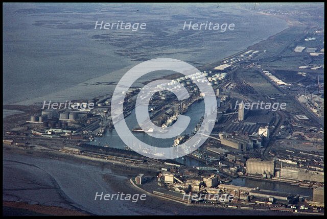 The Royal Edward Dock, Avonmouth, Bristol, 1971. Creator: Jim Hancock.