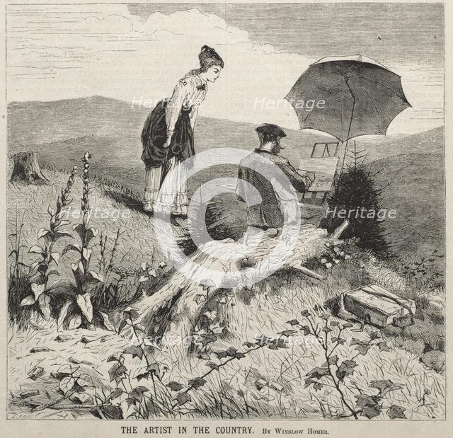 The Artist in the Country, 1869. Creator: Winslow Homer (American, 1836-1910).