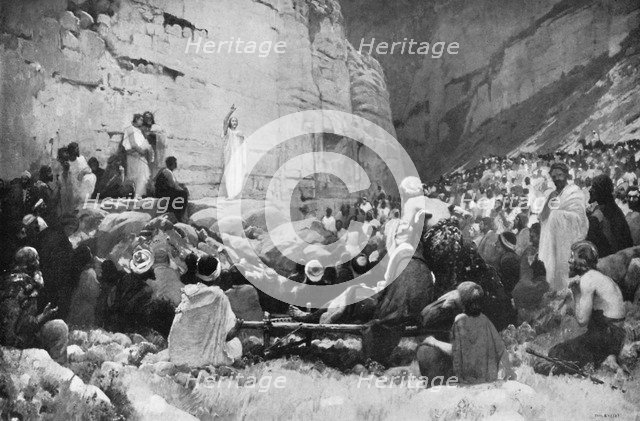 'The Sermon on the Mount', 1926.Artist: Paul Buffet