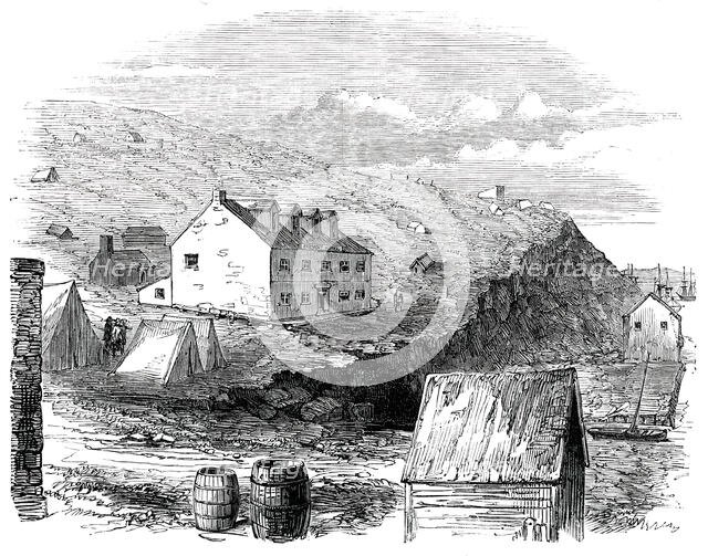 California: the Fremont Hotel, San Francisco; from a recent sketch, 1850. Creator: Unknown.